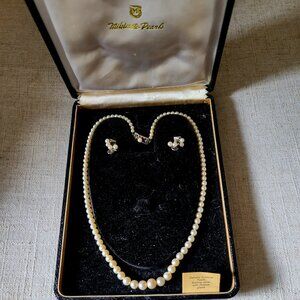 Vintage Mikimoto Pearl Fine Necklaces & Earrings
